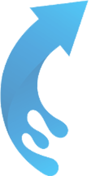 survey accented color arrow