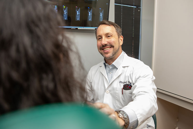 Doctor consulting with Patient